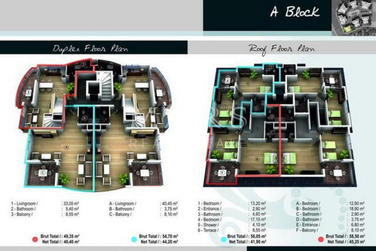 Квартира 2+1 в Алании, Турция | SBB-55526