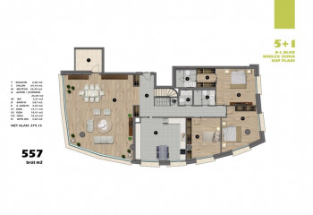 Квартира 5+1 в Ускюдаре, Стамбул, Турция | PKK-55012