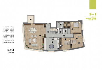 Квартира 5+1 в Ускюдаре, Стамбул, Турция | PKK-55012