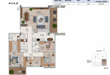 Квартира 4+1 в Стамбуле, Турция | PTE-55019