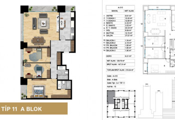 Квартира 3+1 в Аташехире, Стамбул, Турция | PTE-55065