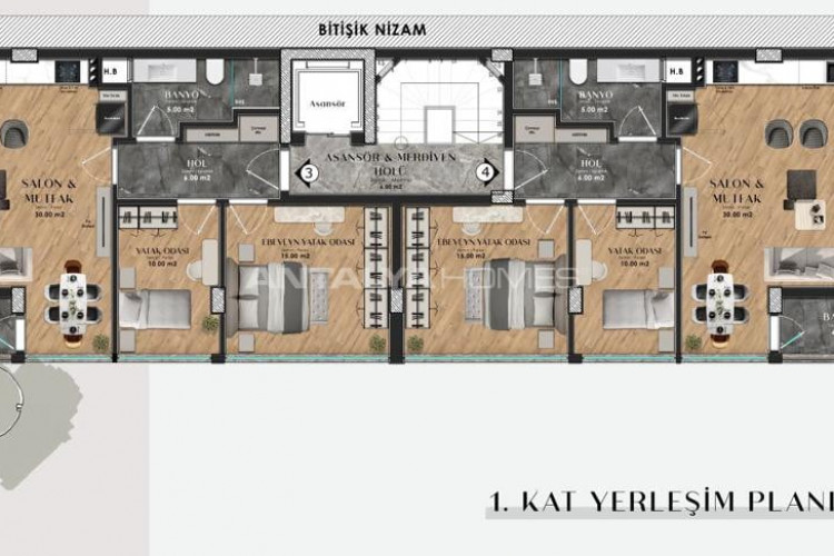 Квартира 2+1 в Анталии, Турция | SBB-55113