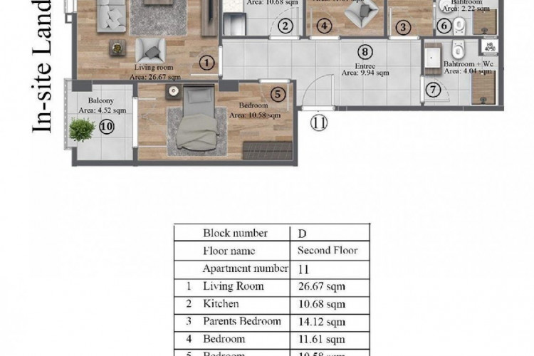 Квартира 3+1 в Бююкчекмедже, Турция | PKK-55138