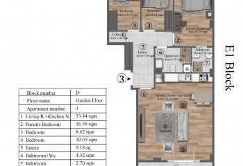 Квартира 3+1 в Бююкчекмедже, Турция | PKK-55138