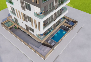 Квартира 2+1 в Алании, Турция