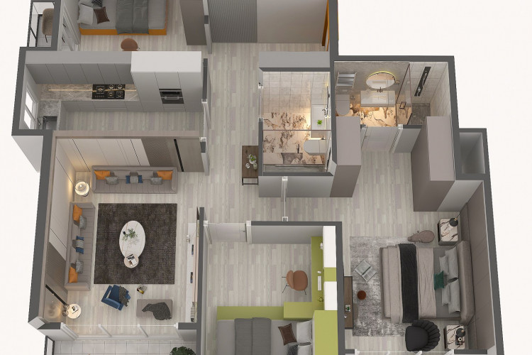 Квартира 3+1 в Мерсине, Турция | PTE-55197