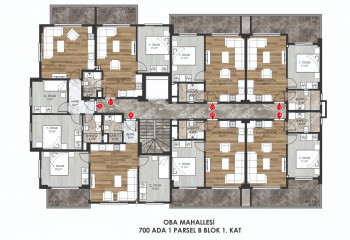 Квартира 1+1 в Алании, Турция | STE-55202