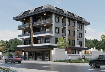 Квартира 1+1 в Алании, Турция