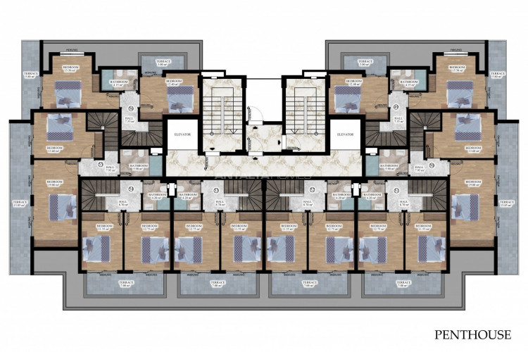 Квартира 1+1 в Алании, Турция | PBB-55500