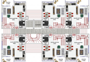 Квартира 1+1 в Алании, Турция | PKK-55518