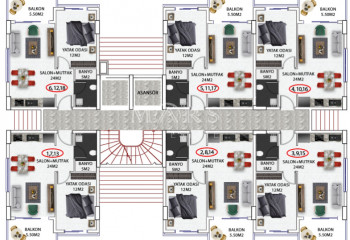 Квартира 1+1 в Алании, Турция | PKK-55518