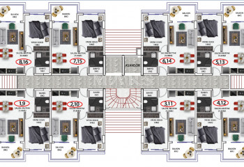Квартира 2+1 в Алании, Турция | PTE-55519