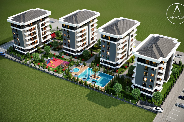 Квартира 3+1 в Кепезе, Анталия, Турция | STE-55544