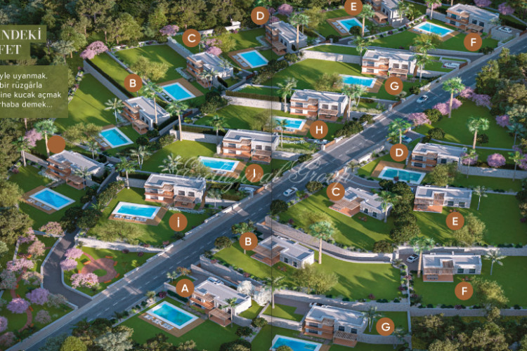 Вилла 4+1 в Бодруме, Турция | PKK-55552