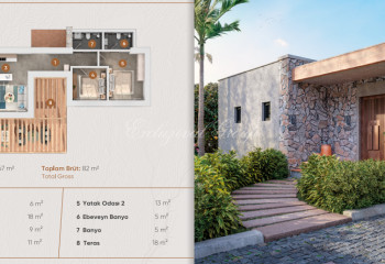 Вилла 4+1 в Бодруме, Турция | PKK-55552