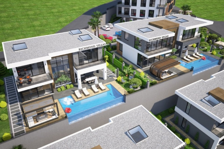 Вилла 4+1 в Каргыджаке, Алания, Турция | SBB-55669