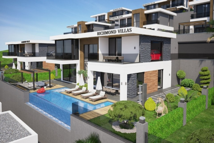 Вилла 4+1 в Каргыджаке, Алания, Турция | SBB-55669