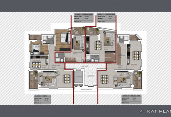 Квартира 1+1 в Алании, Турция | STE-55710
