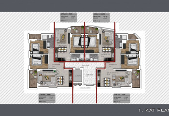 Квартира 1+1 в Алании, Турция | STE-55710