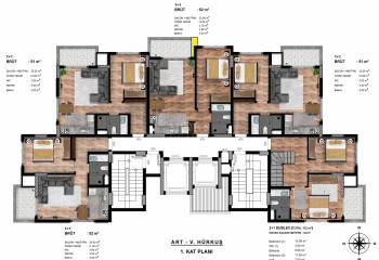 Квартира 2+1 в Алании, Турция | STE-55878