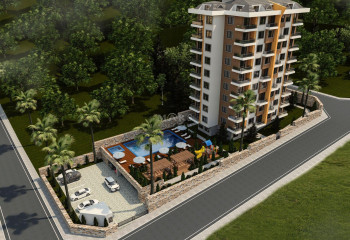 Квартира 2+1 в Алании, Турция