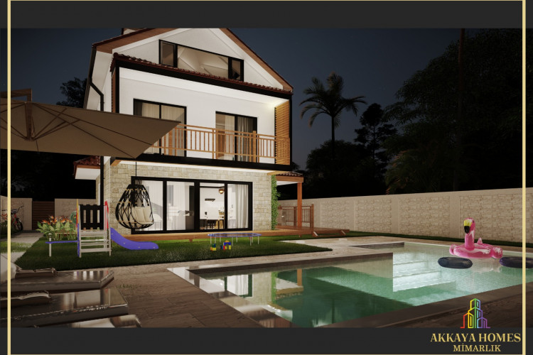 Вилла 3+1 в Фетхие, Турция | PKK-55905