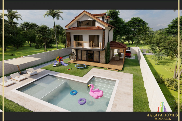 Вилла 3+1 в Фетхие, Турция | PKK-55905