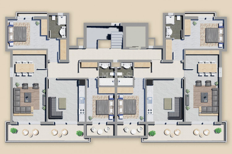 Квартира 3+1 в Алании, Турция | PBB-56021