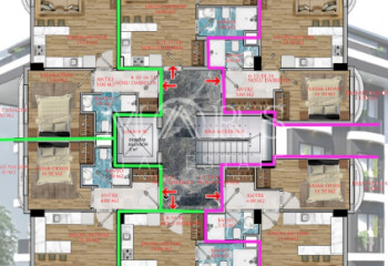 Квартира 2+1 в Алании, Турция | SBB-56014