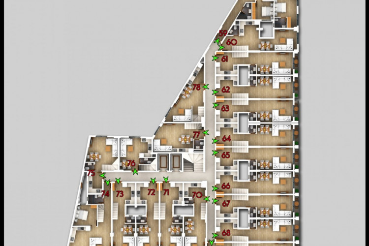 Квартира 2+1 в Фетхие, Турция | STE-56088