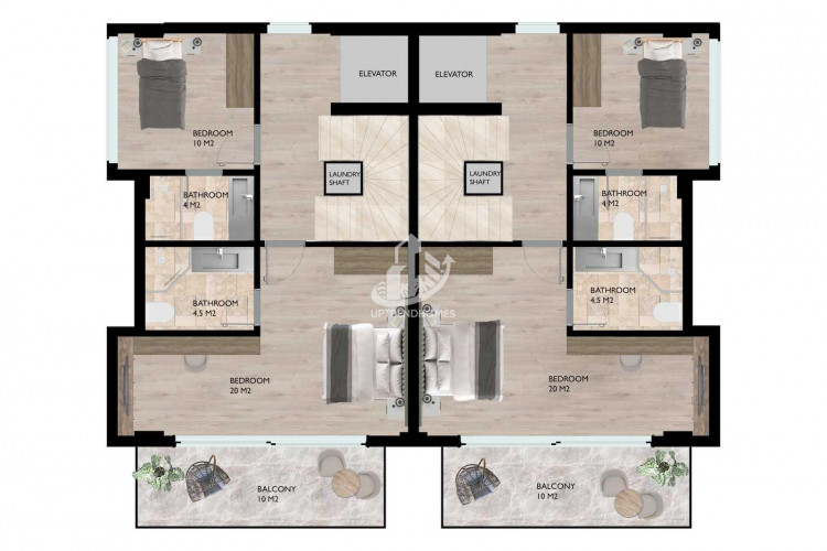 Вилла 3+1 в Алании, Турция | SBB-56152