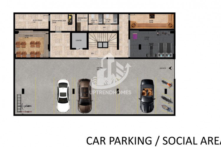 Квартира 1+1 в Кестеле, Турция | PKK-56153