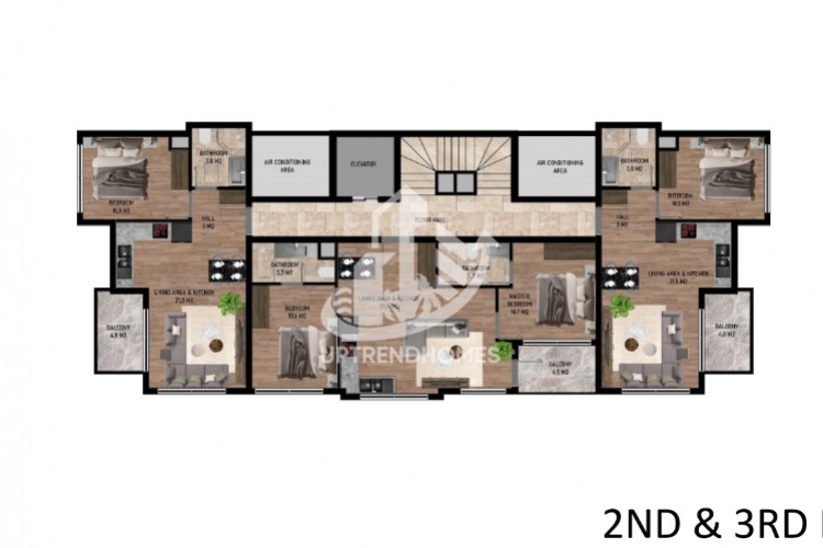 Квартира 1+1 в Кестеле, Турция | PKK-56153
