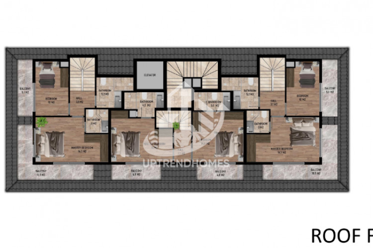 Квартира 1+1 в Кестеле, Турция | PKK-56153