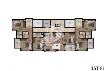 Квартира 1+1 в Кестеле, Турция | PKK-56153