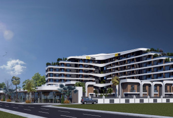 Квартира 1+1 в Алании, Турция