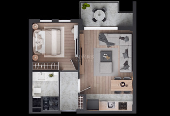 Квартира 1+1 в Алании, Турция | STE-56282