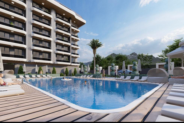 Квартира 1+1 в Каргыджаке, Алания, Турция | PKK-56314