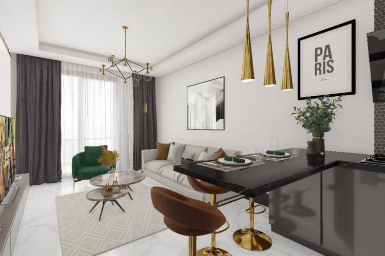 Квартира 1+1 в Каргыджаке, Алания, Турция | PKK-56314