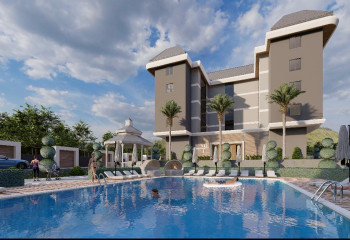 Квартира 1+1 в Каргыджаке, Алания, Турция | PKK-56314