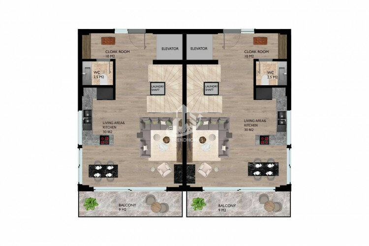 Вилла 3+1 в Алании, Турция | PKK-56392
