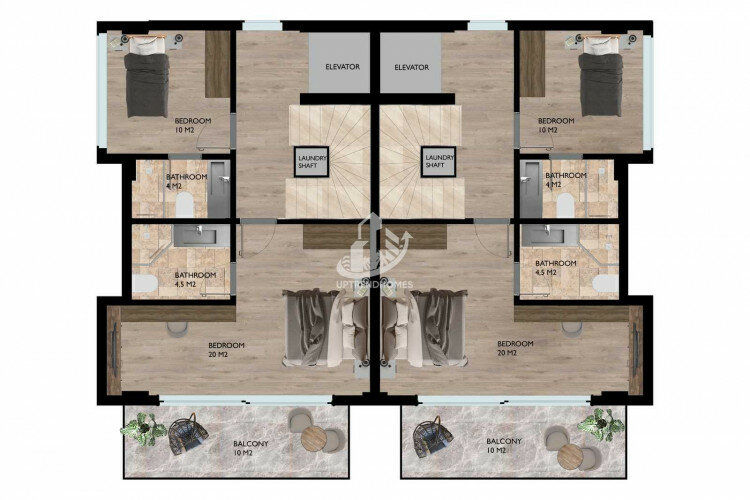 Вилла 3+1 в Алании, Турция | PKK-56392