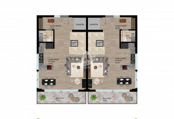 Вилла 3+1 в Алании, Турция | PKK-56392