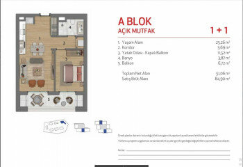 Квартира 3+1 в Стамбуле, Турция | PTE-56428