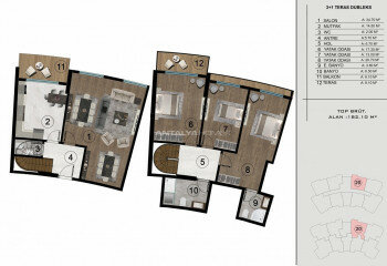 Квартира 1+1 в Башискеле, Турция | SBB-56430