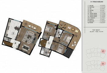 Квартира 3+1 в Башискеле, Турция | STE-56433