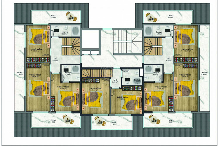 Квартира 2+1 в Алании, Турция | PBB-57370