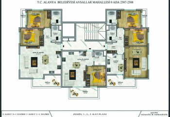 Квартира 2+1 в Алании, Турция | PBB-57370