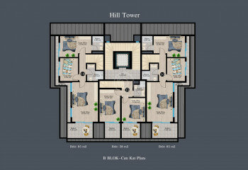 Квартира 2+1 в Алании, Турция | STE-57380