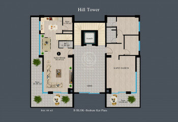 Квартира 2+1 в Алании, Турция | STE-57380